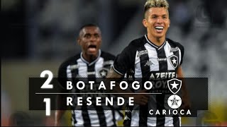 Botafogo 2 x 1 Resende | Melhores Momentos - Campeonato Carioca 2020
