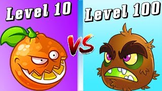 Plants vs Zombies 2 Mod Every Plant Power-Up!: CITRON LEVEL 10 vs KIWIBEAST LEVEL 100