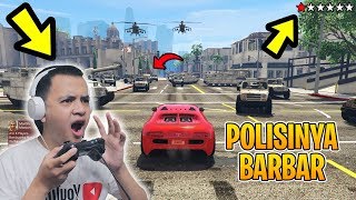 PERANG PALING BESAR melawan POLISI BINTANG 6 di GTA 5