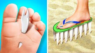 KIAT LIBURAN MUSIM PANAS KEREN & TRIK BERTAHAN HIDUP DIY || Ide Musim Panas Keren oleh 123 GO Like!
