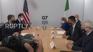 UK: Blinken meets Italian FM on sidelines of G7