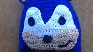 Gorro tejido de Sonic