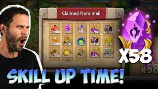 INSANE Bazaar So Many Rewards Skill 13 TIME Castle Clash