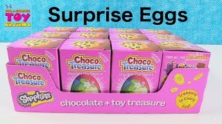 Shopkins Choco Treasure Surprise Eggs Toys Unboxing Review | PSToyReviews