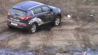 КИА Спортейдж 2011-2012 NEW  - тест на бездорожье, off road test