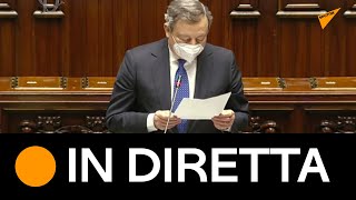 Draghi interviene in Parlamento alle commemorazioni di David #Sassoli