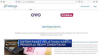 Sistem Paket Pelatihan Kartu Prakerja Dihentikan