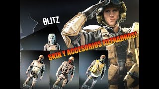 Elite skin de Blitz y accesorios de cabeza filtrados!! - Rainbow Six Siege