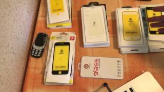 Сравнение 3D стекол для IPhone 7 с сайта Gearbest Baseus & Hat - Prince