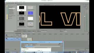 Sony Vegas Pro 13 заставка в виде титров из фильма Star wars