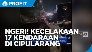 Kecelakaan Beruntun 17 Kendaraan Di Cipularang