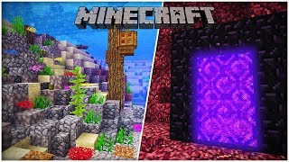 Custom Sea Floor With Help From the Nether | Episode 10 | Survival Let's Play