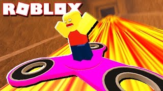 BUILD & RIDE A FIDGET SPINNER IN ROBLOX!