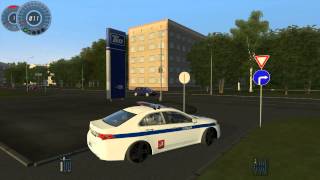 City Car Driving 1.2.5 - Acura TSX Полиция - [ HD 1080p ]