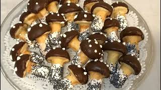 ?ПЕЧЕНЬЕ ‘ГРИБОЧКИ’ ВКУСНЕЙШИЙ ДЕСЕРТ К ЧАЮ   ?MUSHROOMS  COOKIES?