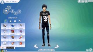 Emo vs Scene (Male Version) (The Sims 4 CAS)