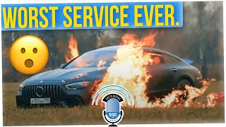 Russian Man Burns His $170,000 Mercedes to a Crisp (ft. Taryn Southern)