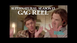 Сверхъестественное Гагрил Gag Reel 13 сезон (фрагмент)