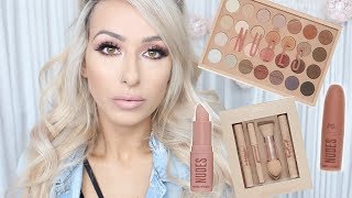 TESTING NEW PRIMARK NUDE MAKEUP COLLECTION! KKW CONTOUR DUPES?
