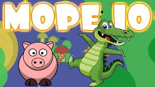 KAN IK EEN KROKODIL WORDEN?! | Mope.io