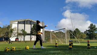 Treino técnico/cognitivo para goleiros - Categoria Sub 7/9