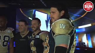 Blue Bombers unveil new jersey