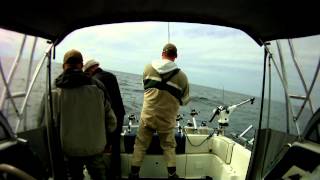 16+ trolling salmon Baltic Sea late april 2012 (Klintholm)