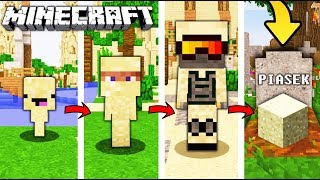 ŻYCIE PIASKU W MINECRAFT || OD NARODZIN DO ŚMIERCI