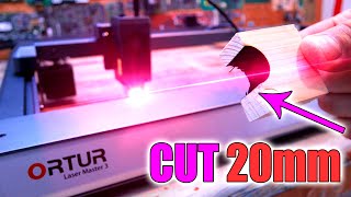 INCREDIBLE - ORTUR Master 3 Laser Engraver - Cut 20mm Plywood