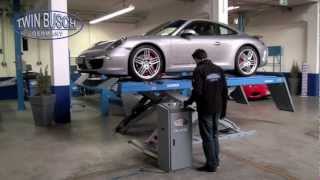 Auffahrscherenhebebühne 3,5t Überflur-Montage von Twin Busch ® GmbH Germany- TW SA-35