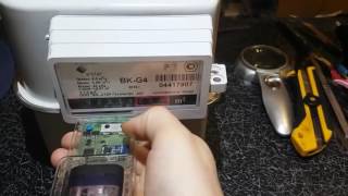 Как остановить газовый счетчик ВК-G 4. Тел. 8-968-702-25-52. СУПЕР НОВИНОЧКА.
