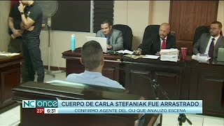 Cuerpo de Carla Stefaniak fue arrastrado hasta un barranco