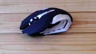 Бесшумная беспроводная игровая мышь