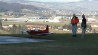 Giant Scale PC-7 turboprop engine JetCat SPT5 RC model airplane