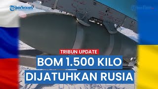 Rekaman Serangan Langsung Jet Tempur Rusia Jatuhkan Bom 1500 Kilo ke Aset Ukraina di Krasnogorovka