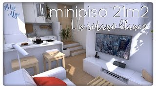 minipiso 21m2 / 226ft2 (un sótano blanco)