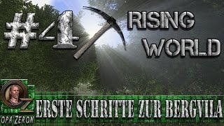 Rising World #4[Gameplay/Deutsch] Erste Schritte zur Berg-Villa