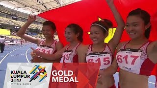 Athletics Women's 4 x 100m Final | 29th SEA Games 2017