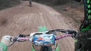 Mx londinier 250kxf petit chute à la fin ??❤️
