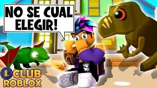 DIFICIL ELECCIÓN! T-REX O DRAGÓN ESCUPEFUEGO?? - ROBLOX CLUB ROBLOX