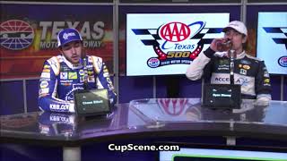 NASCAR at Texas Motor Speedway, Nov. 2018: Blaney, Elliott post race