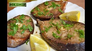 Стейк из толстолобика в духовке. МЯСОЖОР #59