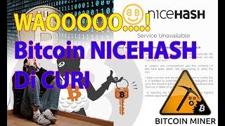 Nicehash down terjadi pencurian bitcoin
