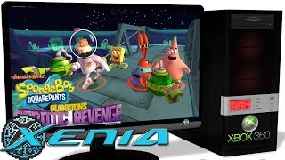 XENIA Xbox 360 Emulator - SpongeBob: PRR (2013). Ingame. Vulkan Custom #7