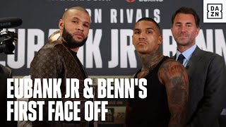 Chris Eubank Jr. And Conor Benn's INTENSE First Face Off