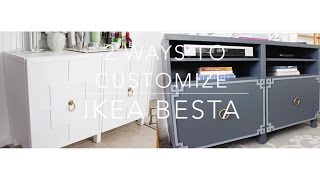 Ikea Hack: Besta Cabinet Two Ways