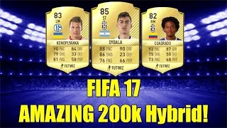 AMAZING 200k Hybrid Squad Builder ft. DYBALA! - FIFA 17 Ultimate Team