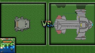 AMPHIBIOUS SPIDER (MOD) VS. BATTLESHIP CLASS OMEGA (MOD) | RUSTED WARFARE!