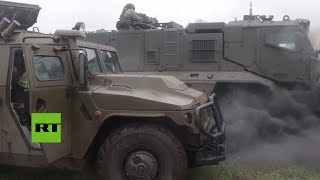 Ejército ruso estrena los nuevos Kamaz Typhoon en simulacros de combate