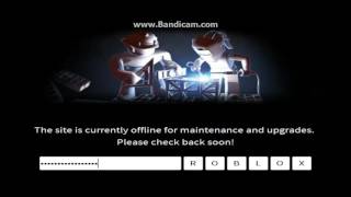 ROBLOX is Currently Offline for Maintenance and Upgrades